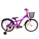 Dviratis 4KIDS Bubble 20" (aliuminis, violetinė)